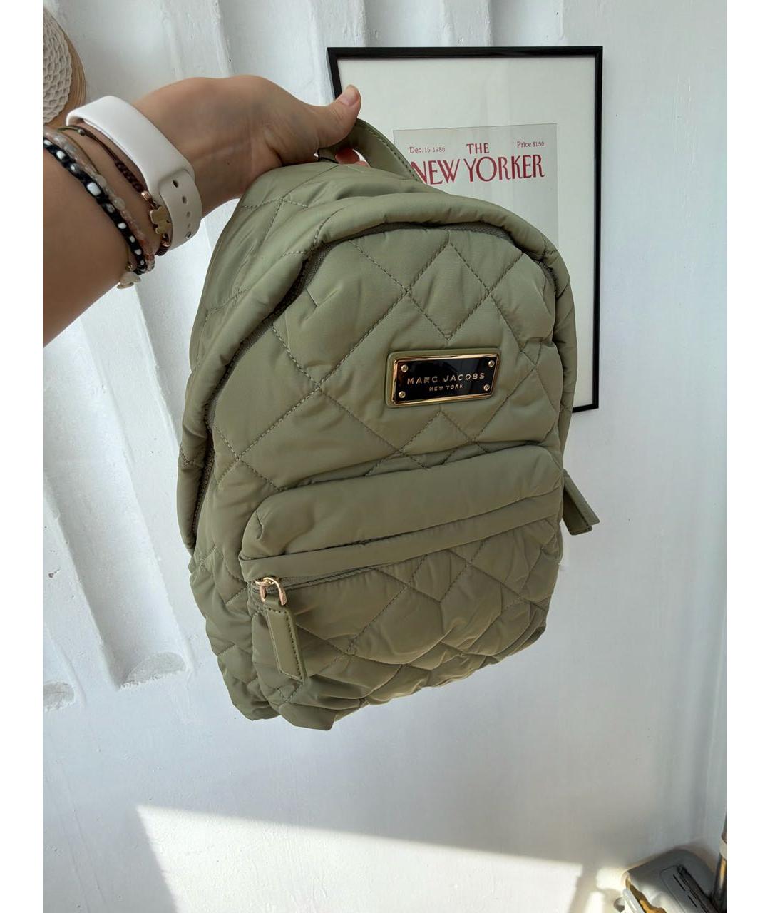 MARC JACOBS Хаки нейлоновый рюкзак, фото 2