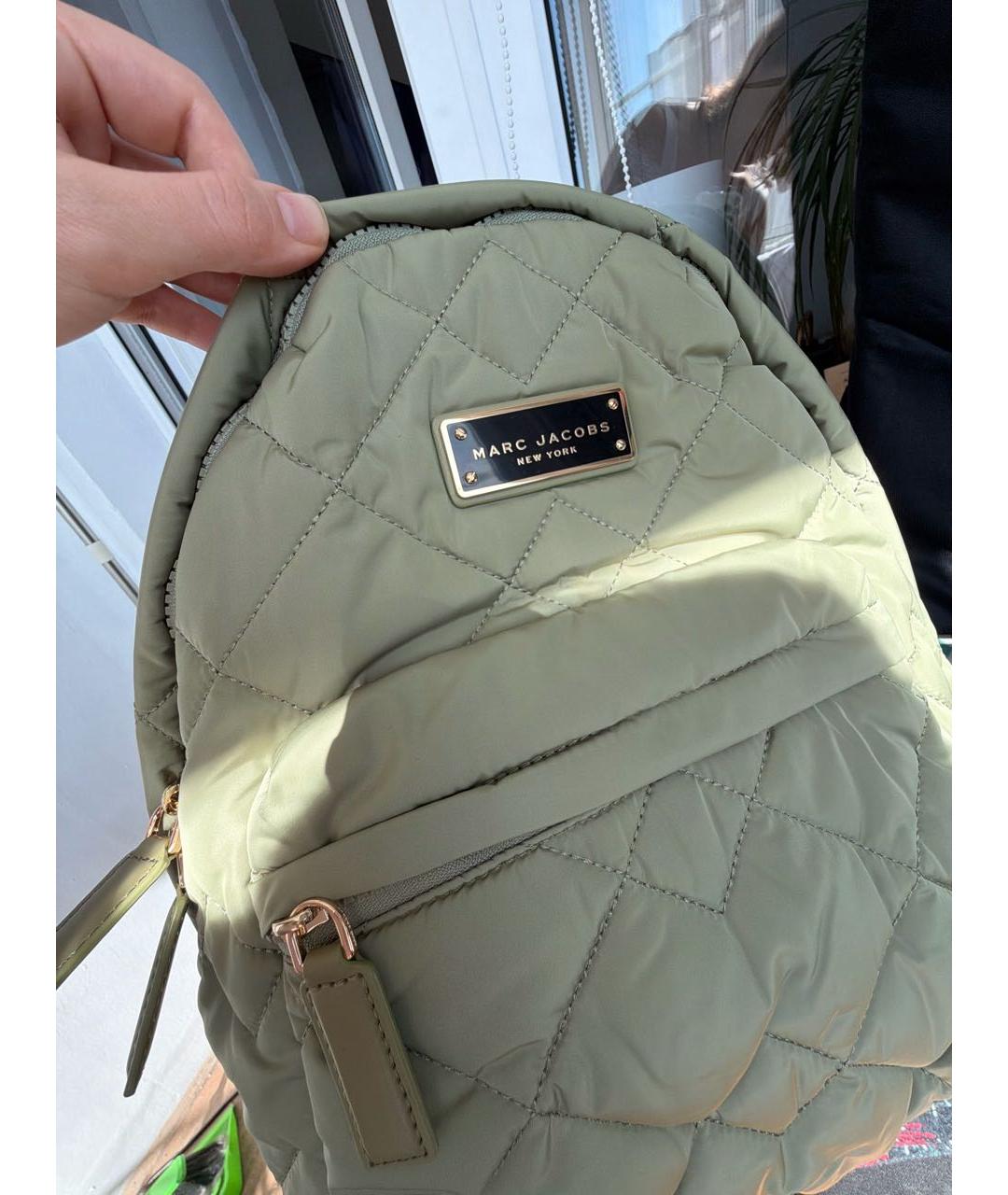 MARC JACOBS Хаки нейлоновый рюкзак, фото 5