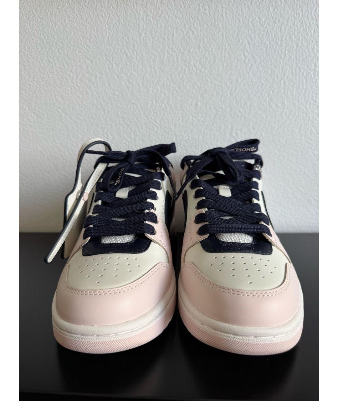 OFF-WHITE Мульти кожаные кеды, фото 2
