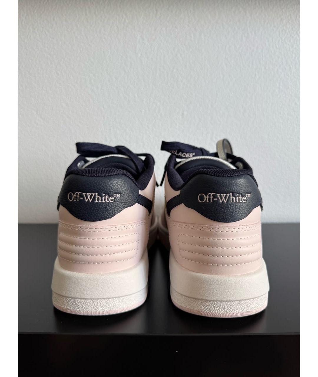 OFF-WHITE Мульти кожаные кеды, фото 4