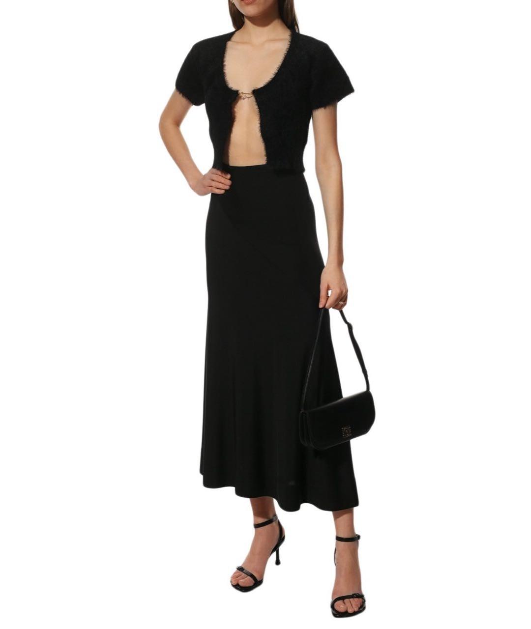 BALENCIAGA Черные кожаные босоножки, фото 4