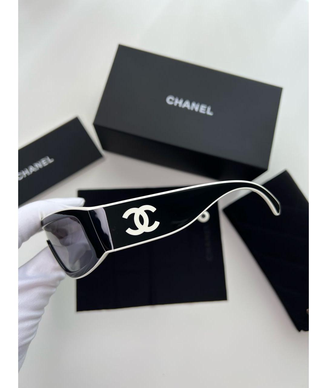 CHANEL Мульти пластиковые солнцезащитные очки, фото 5
