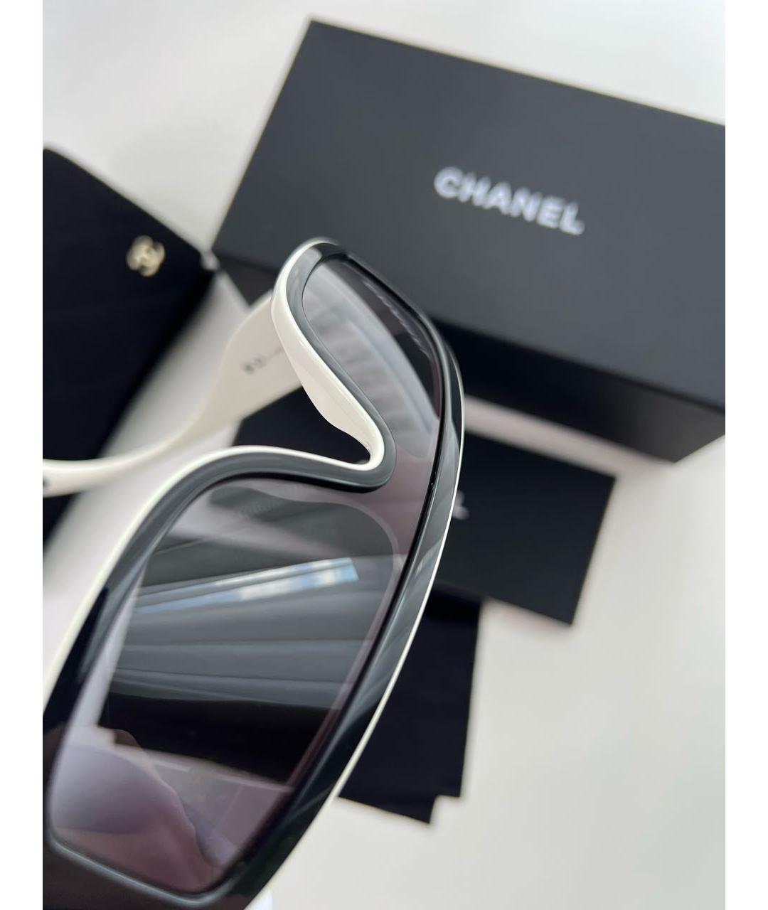CHANEL Мульти пластиковые солнцезащитные очки, фото 6