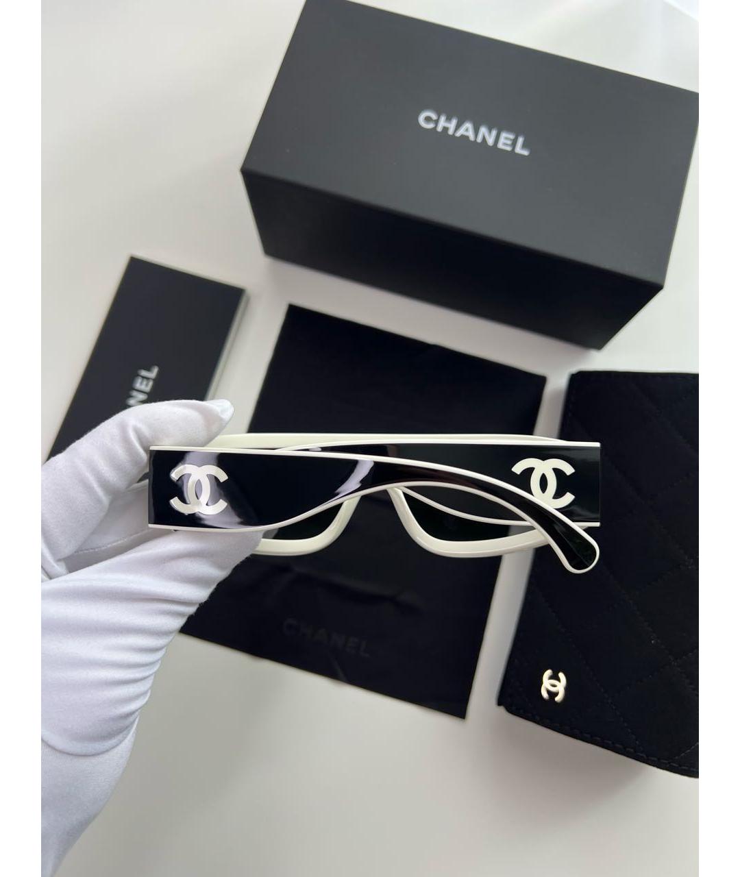 CHANEL Мульти пластиковые солнцезащитные очки, фото 4