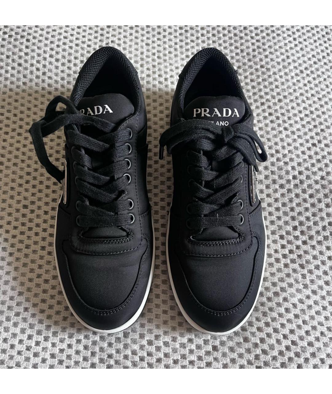 PRADA Черные кеды, фото 4