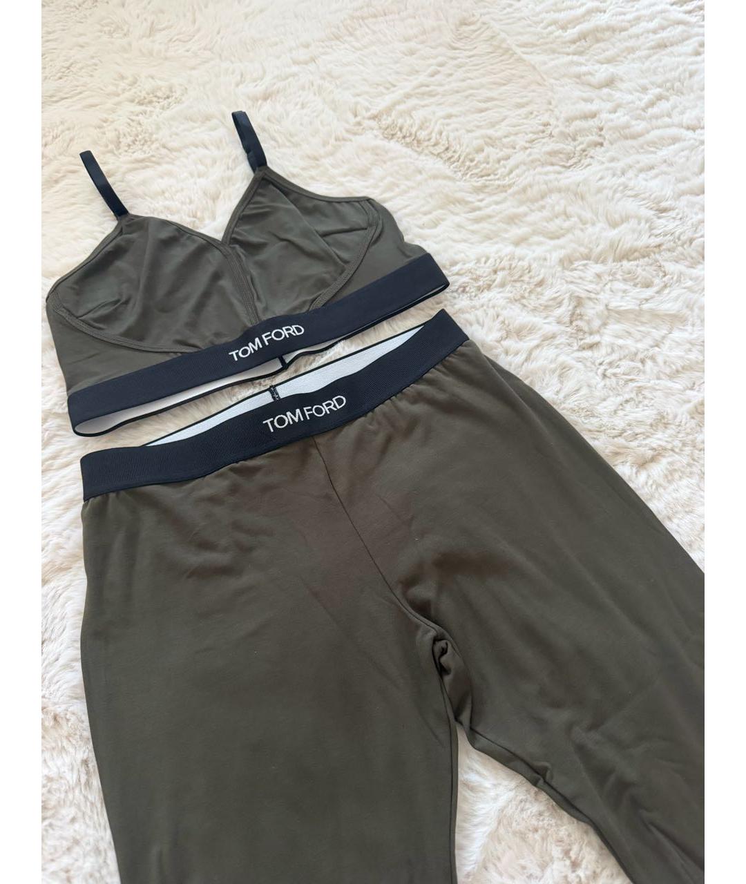 TOM FORD Хаки хлопковый спортивные костюмы, фото 2