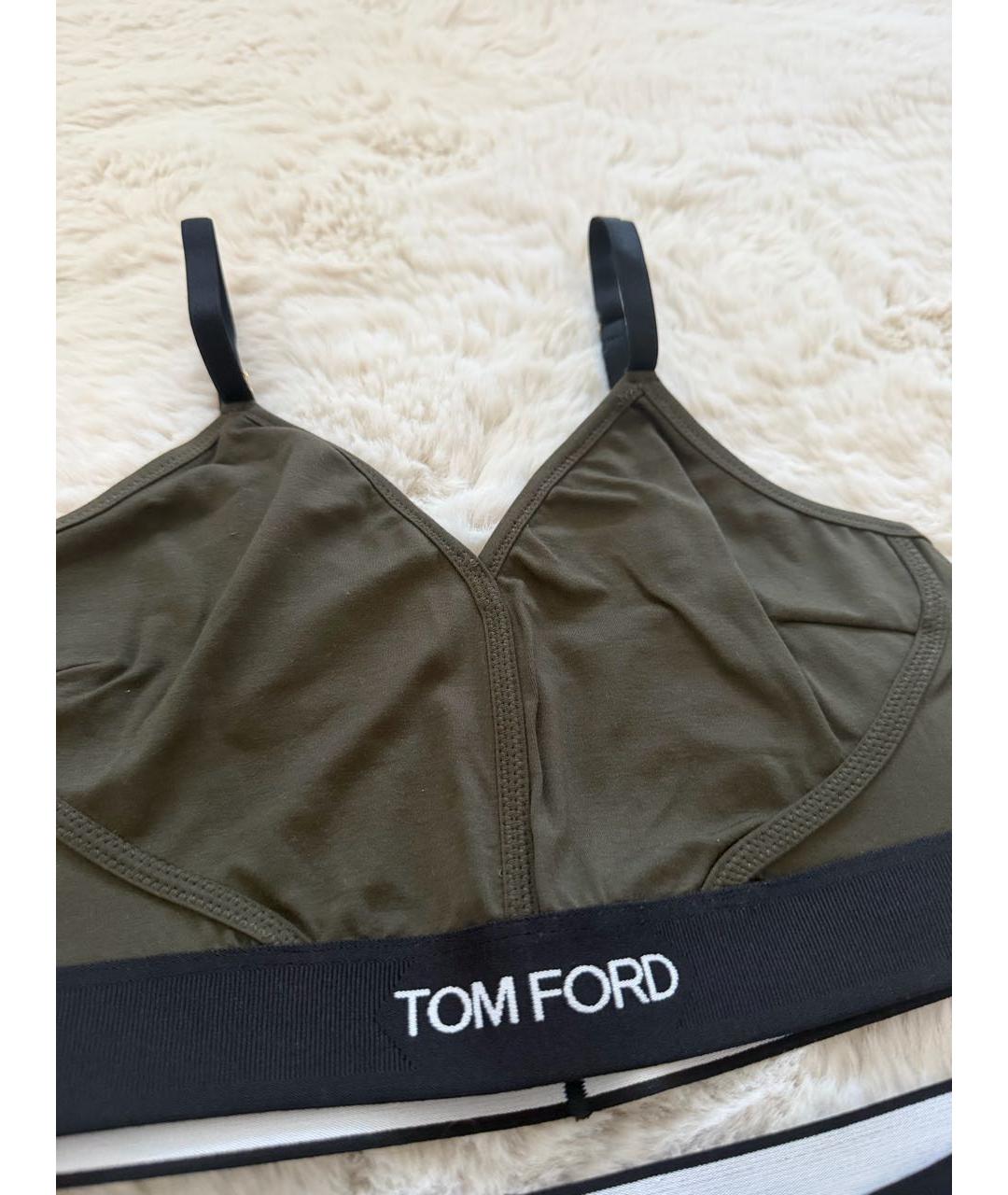 TOM FORD Хаки хлопковый спортивные костюмы, фото 4