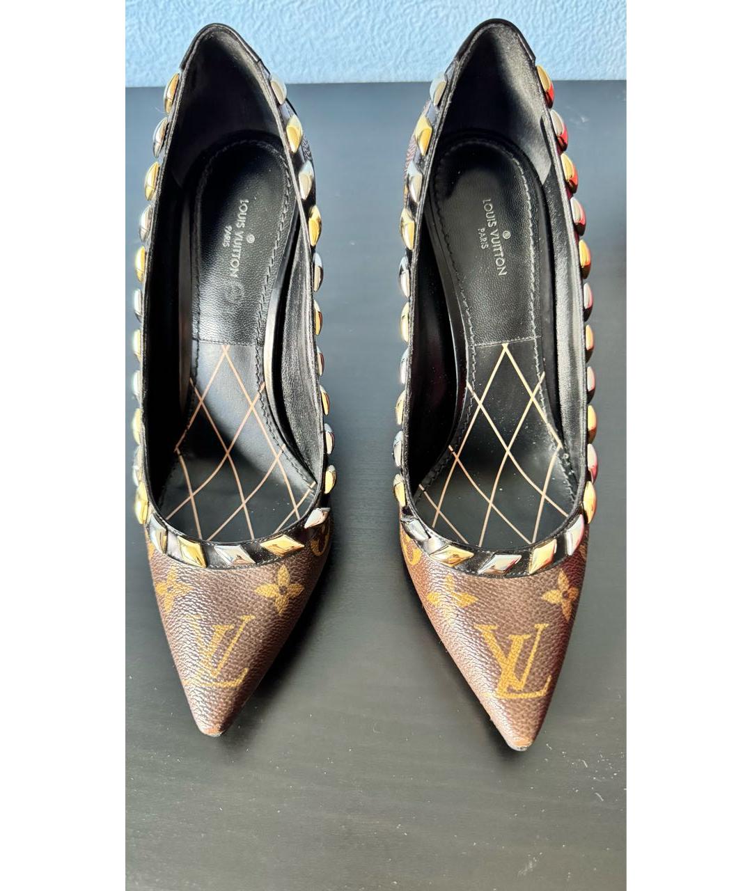 LOUIS VUITTON Коричневые туфли, фото 8
