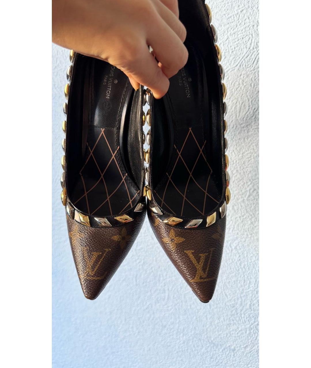 LOUIS VUITTON Коричневые туфли, фото 2