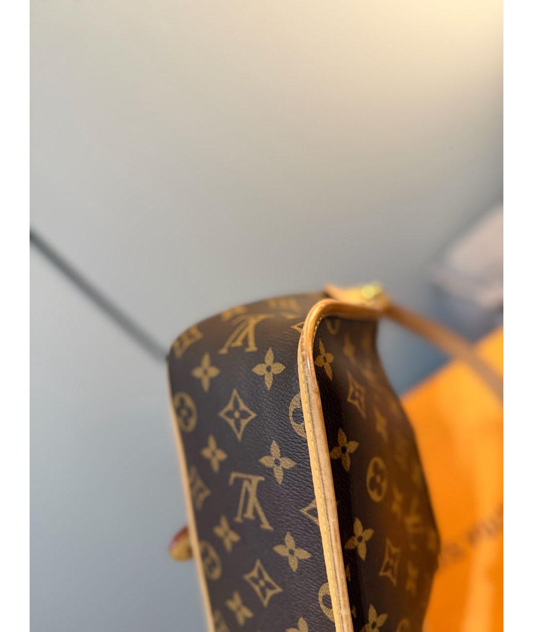 LOUIS VUITTON Коричневая сумка через плечо из канвы, фото 6