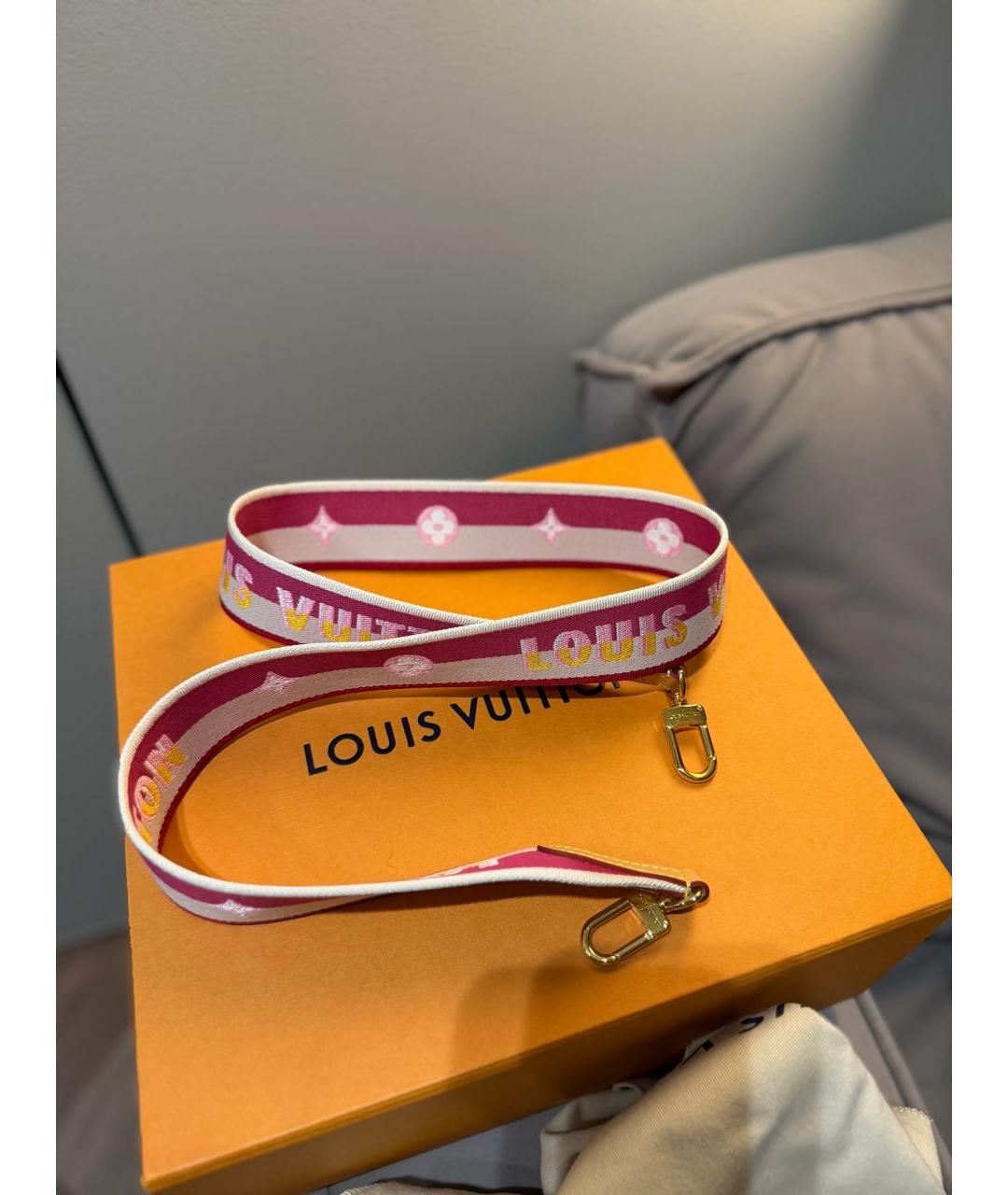 LOUIS VUITTON Коричневая сумка через плечо из канвы, фото 3