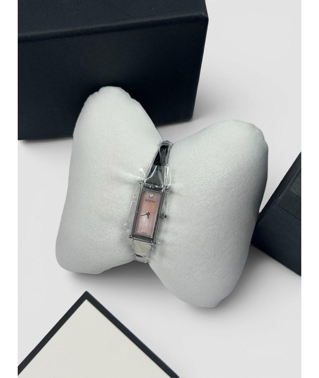 GUCCI Серебряные часы, фото 4