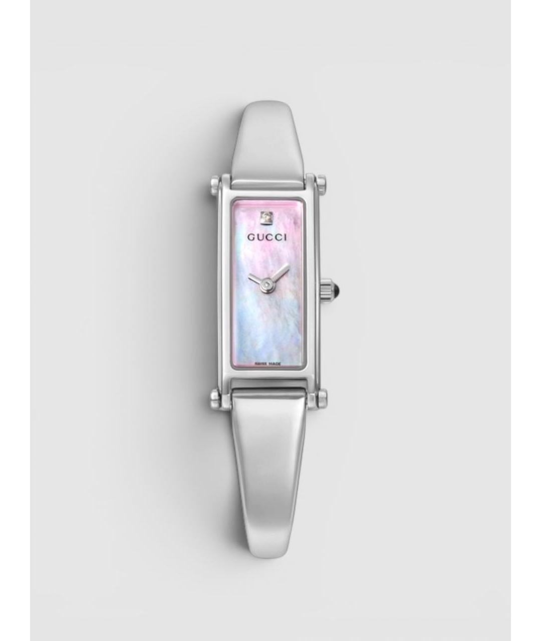 GUCCI Серебряные часы, фото 7