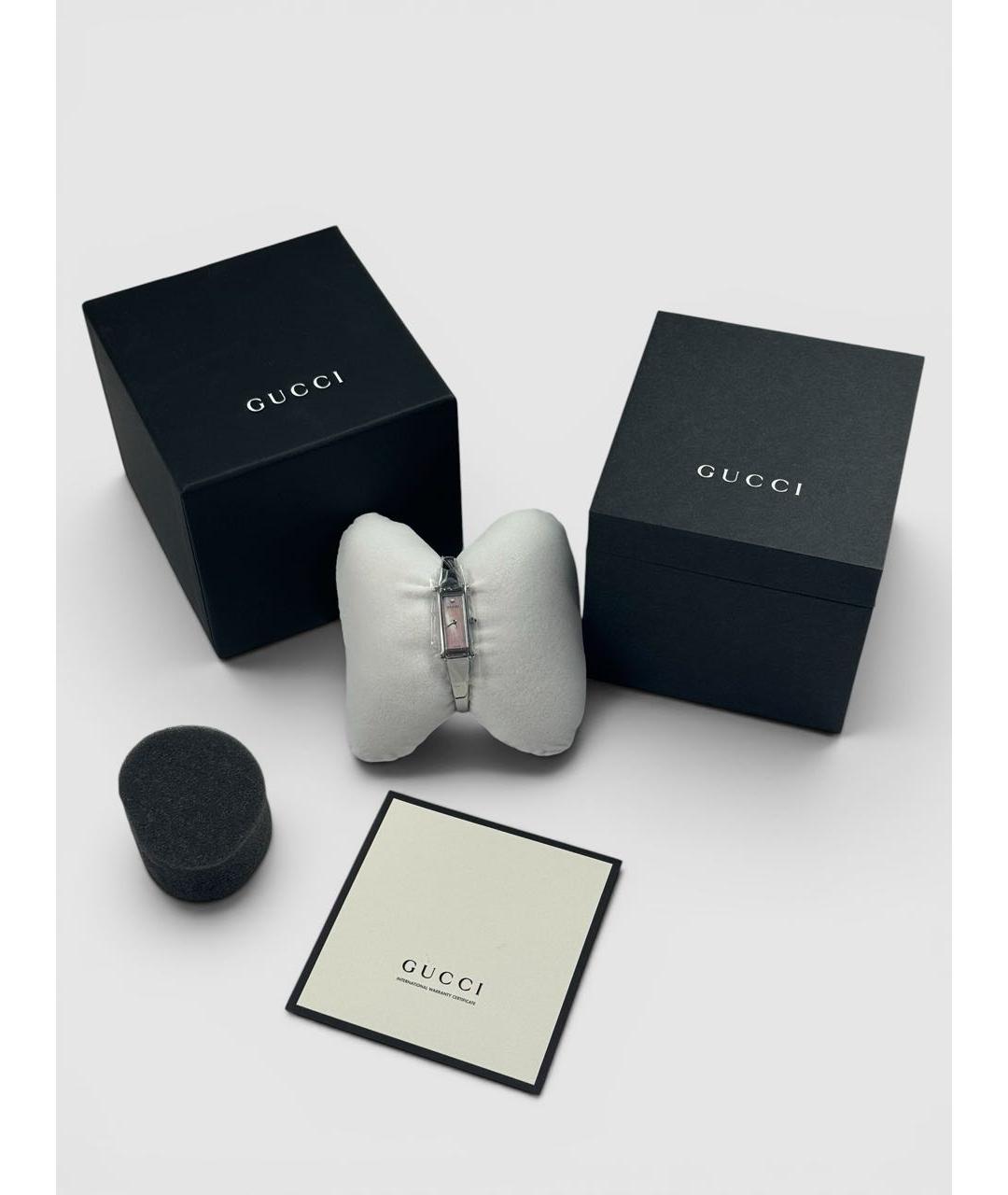 GUCCI Серебряные часы, фото 6