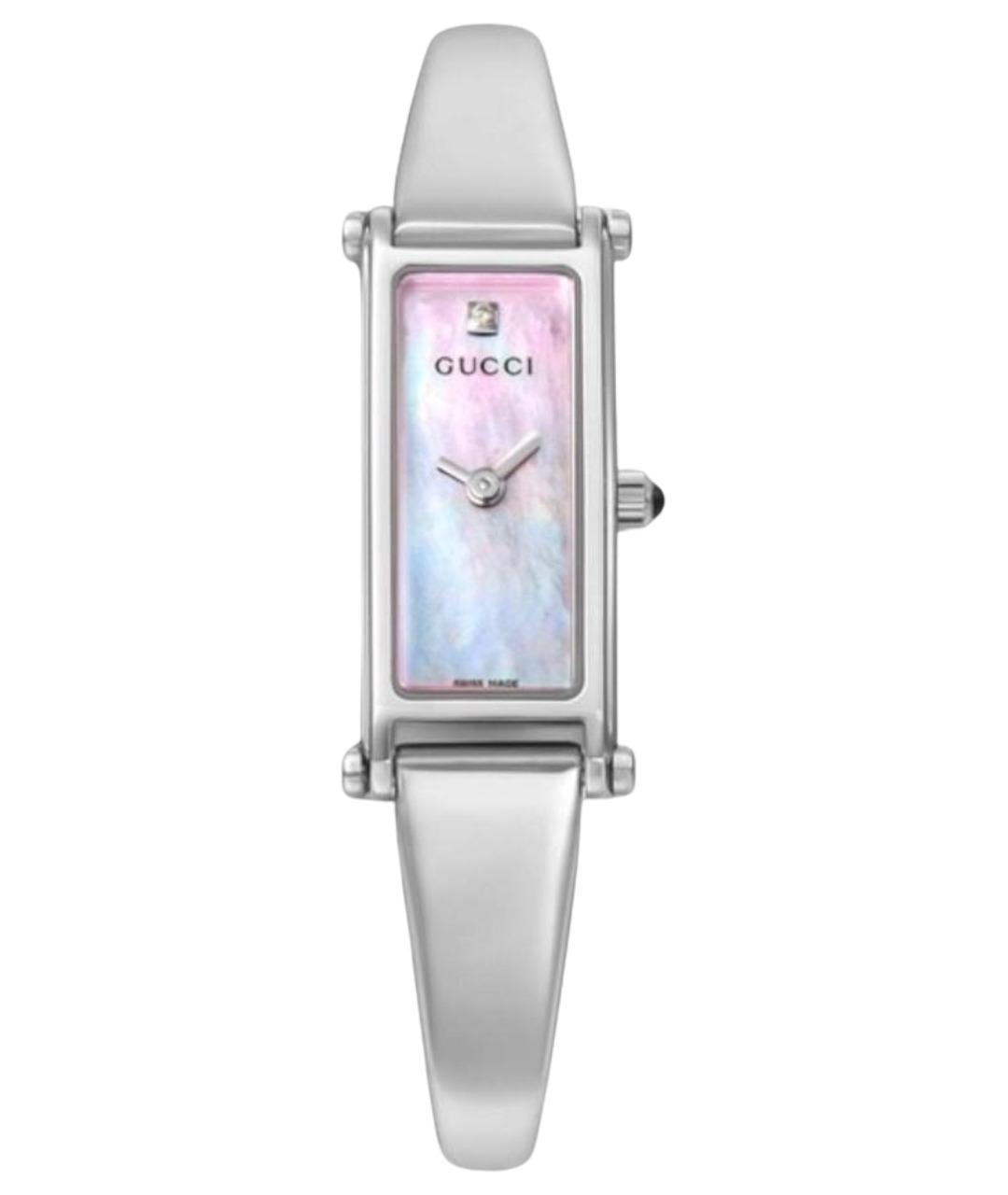 GUCCI Серебряные часы, фото 1