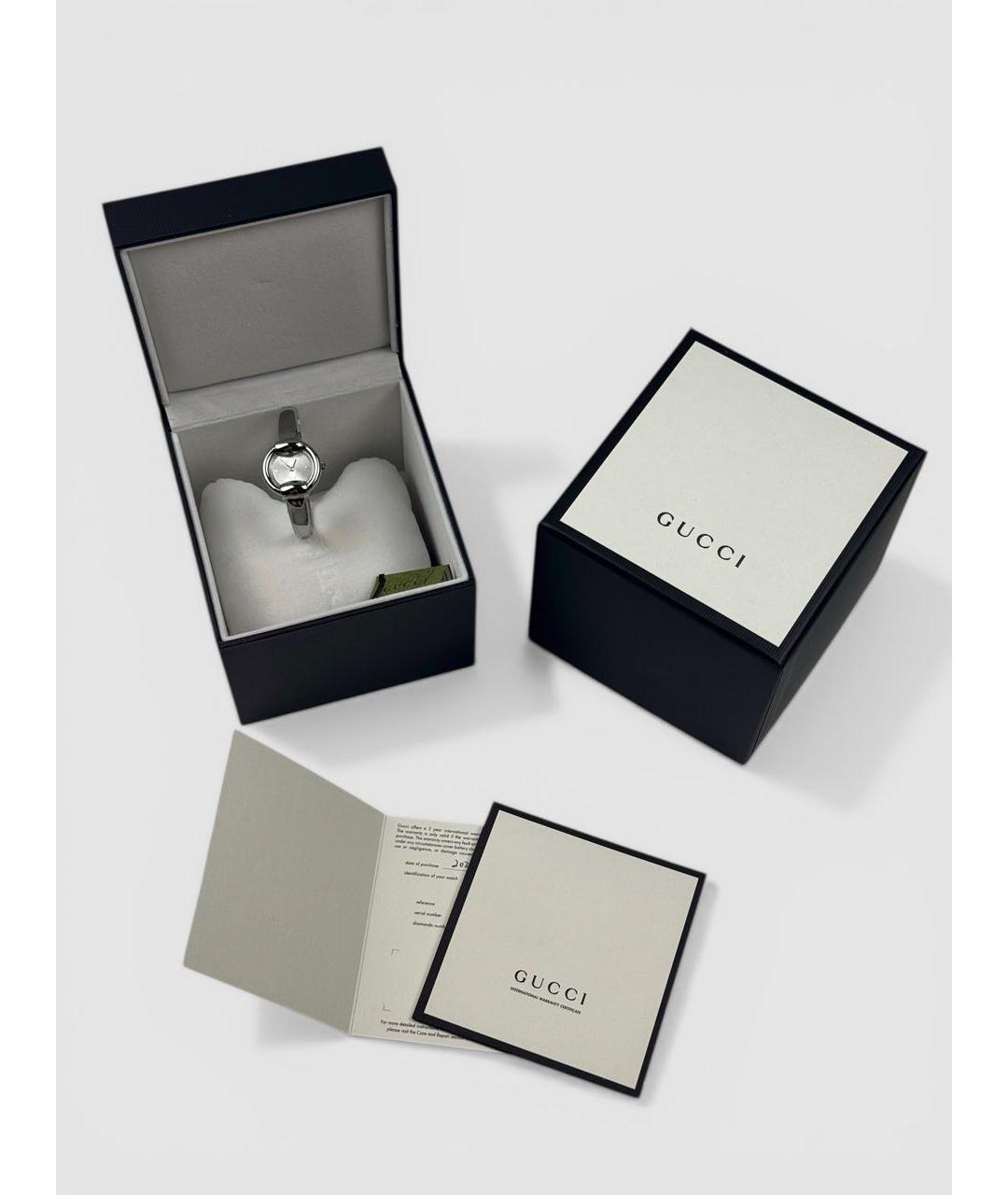 GUCCI Серебряные часы, фото 5