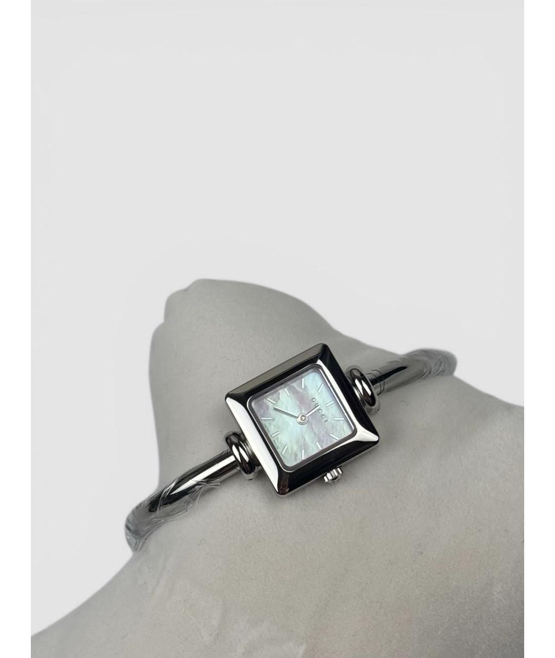 GUCCI Серебряные часы, фото 4