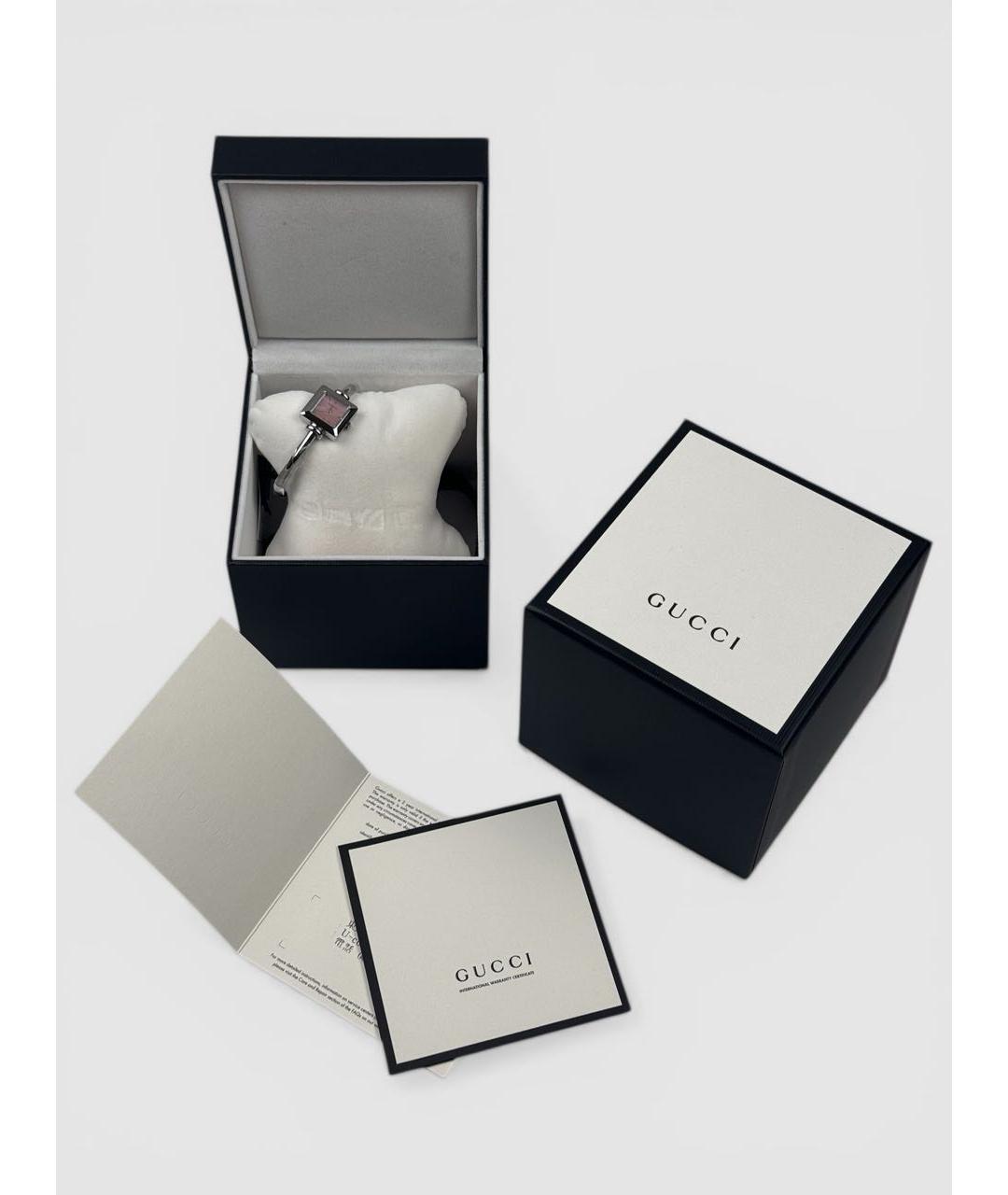GUCCI Серебряные часы, фото 3