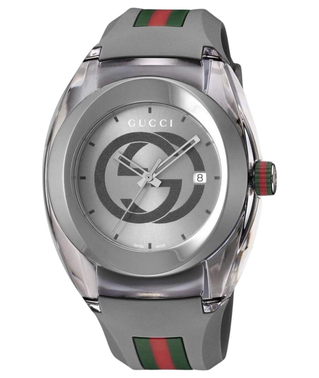 GUCCI Серые стальные часы, фото 1