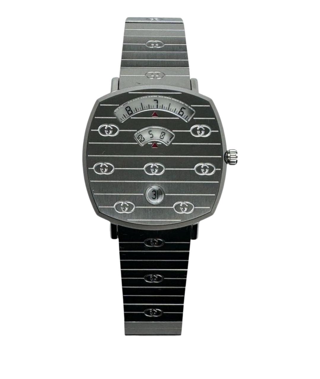 GUCCI Серебряные часы, фото 1