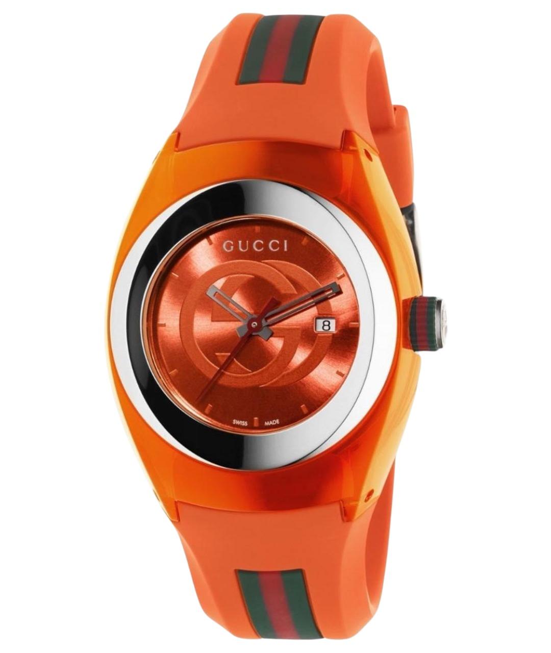 GUCCI Оранжевые часы, фото 1
