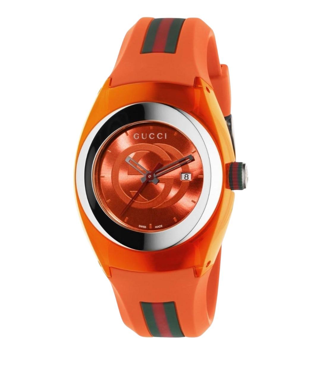 GUCCI Оранжевые часы, фото 1