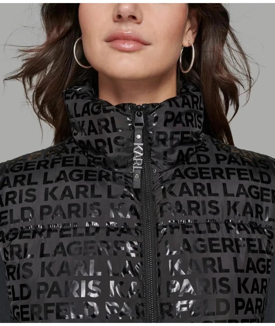 KARL LAGERFELD Черный жилет, фото 6