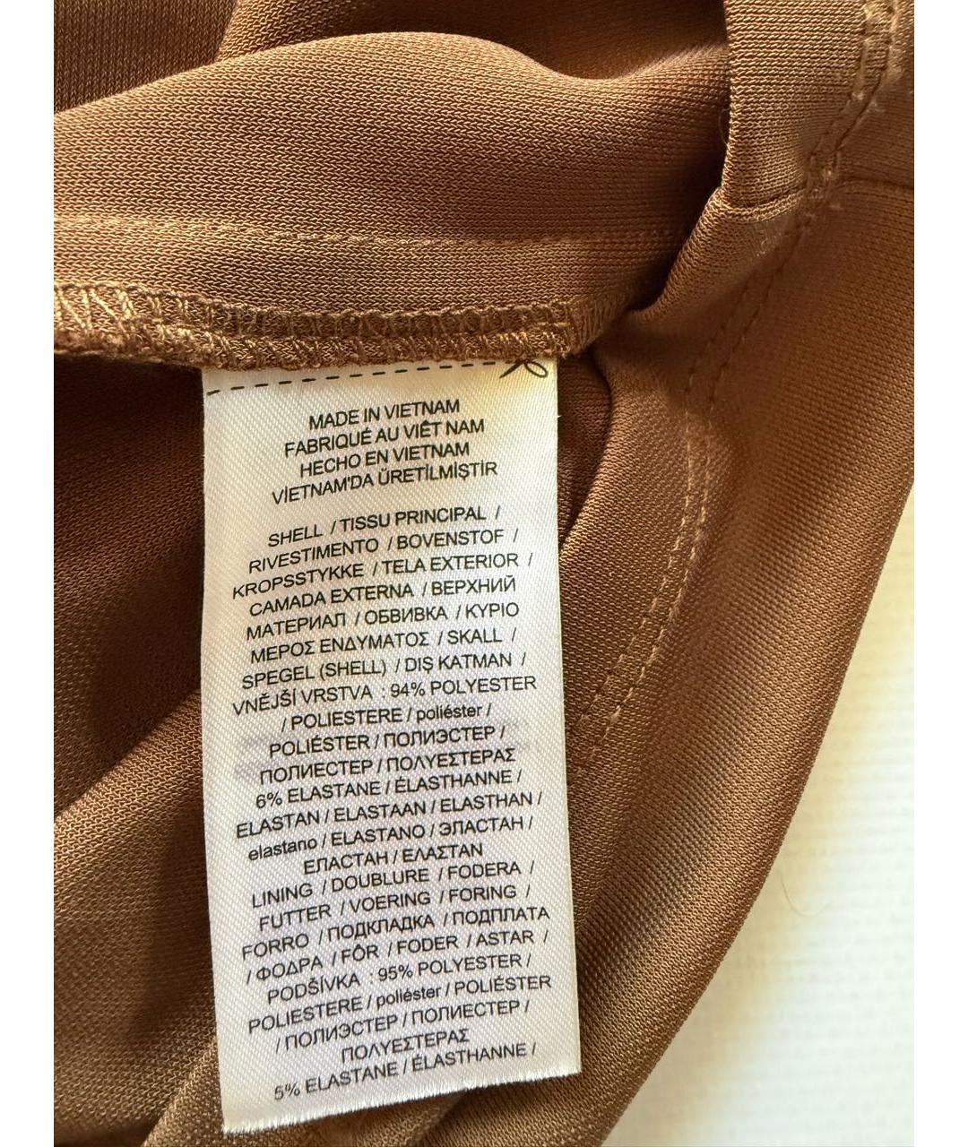 RALPH LAUREN Коричневое повседневное платье, фото 4