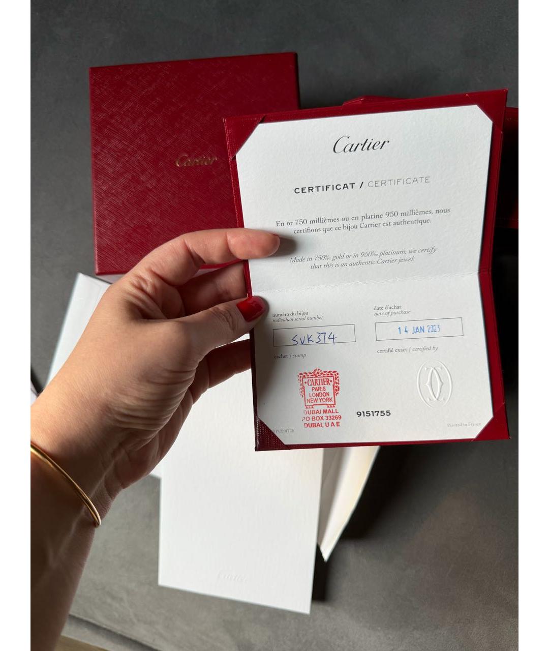CARTIER Золотой браслет из розового золота, фото 6