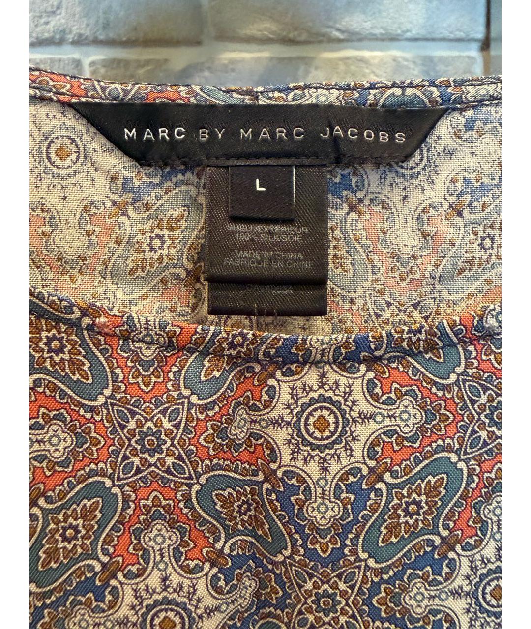 MARC BY MARC JACOBS Мульти шелковая блузы, фото 3