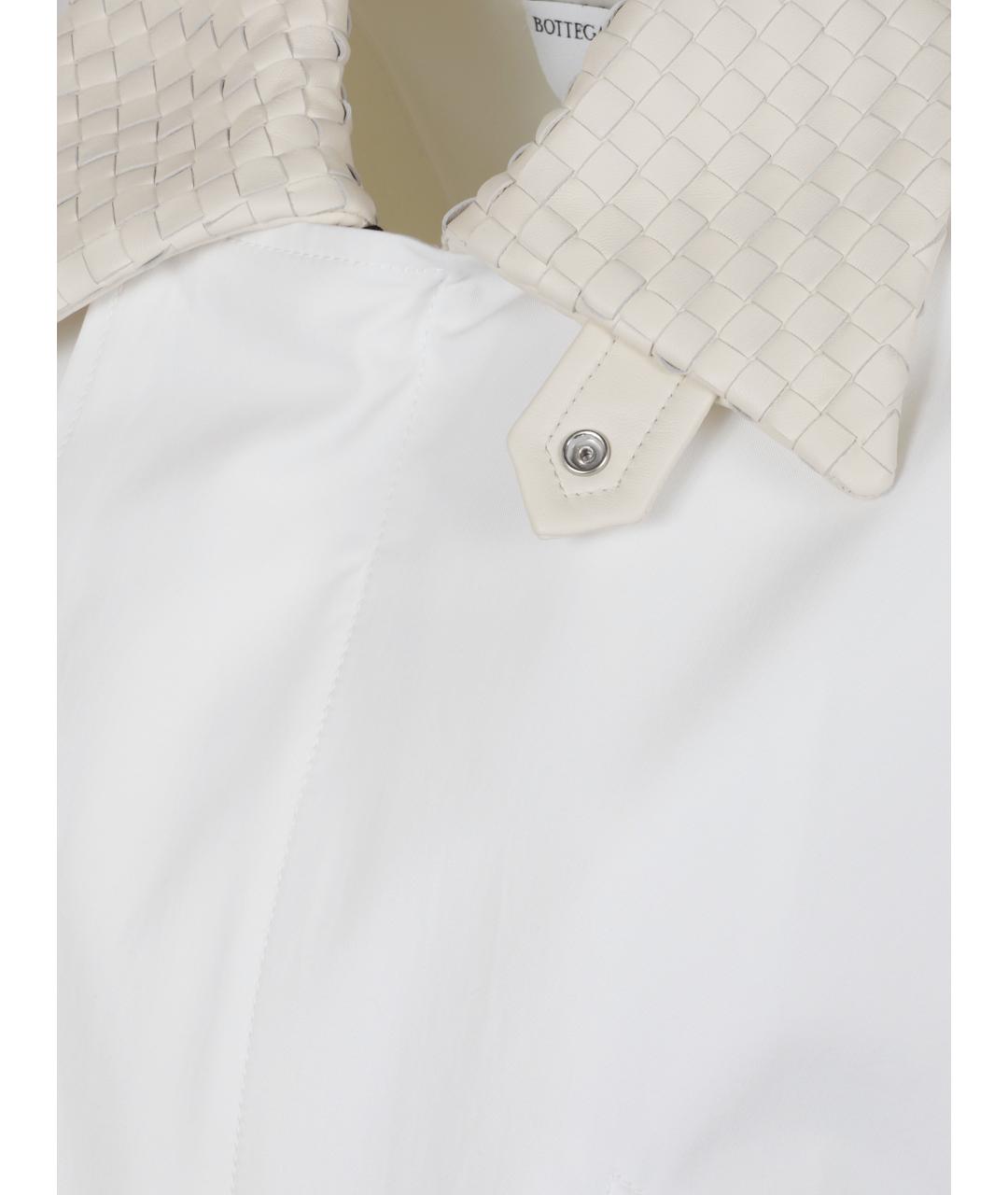 BOTTEGA VENETA Белая хлопковая куртка, фото 2
