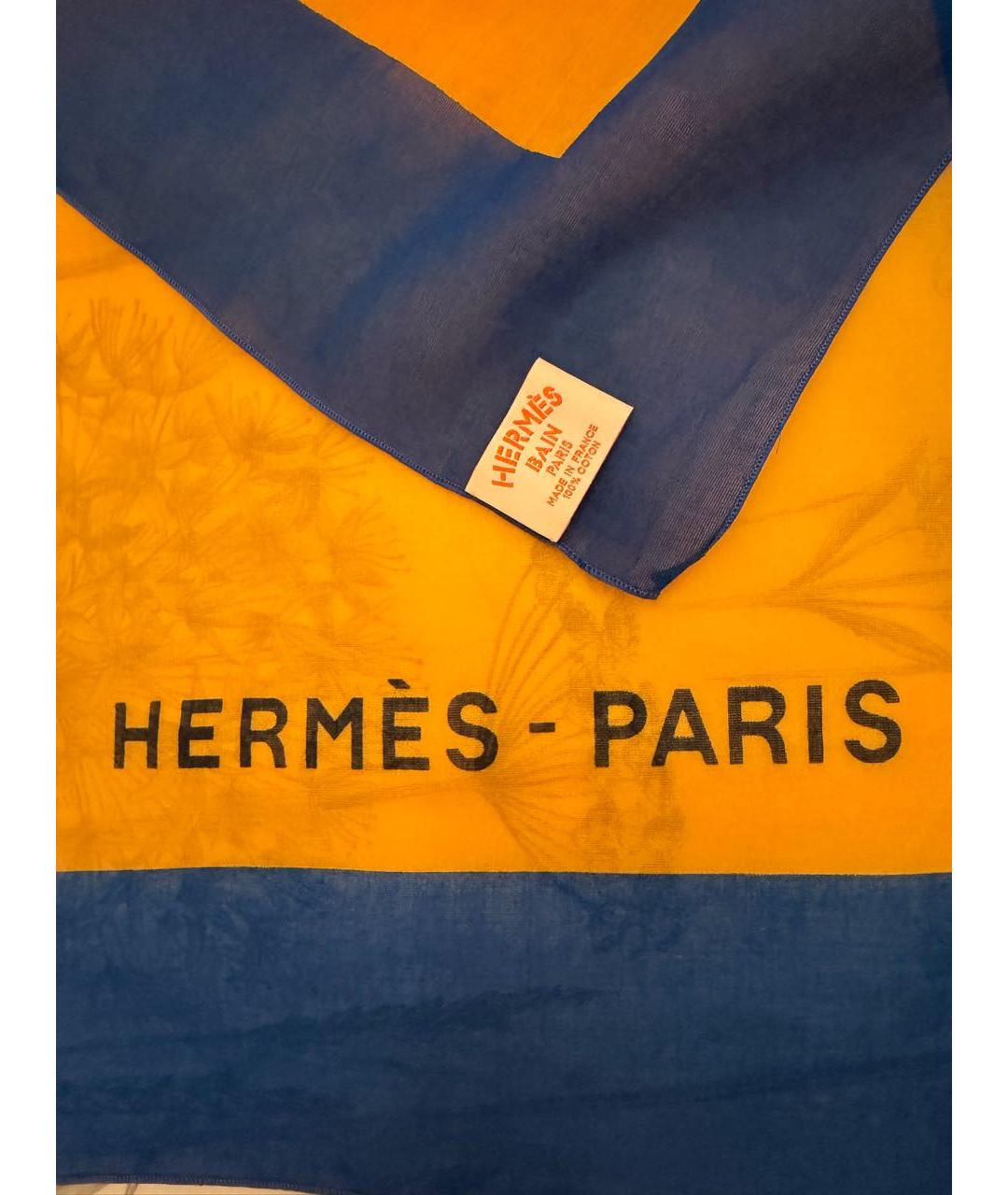 HERMES Хлопковое парео, фото 2
