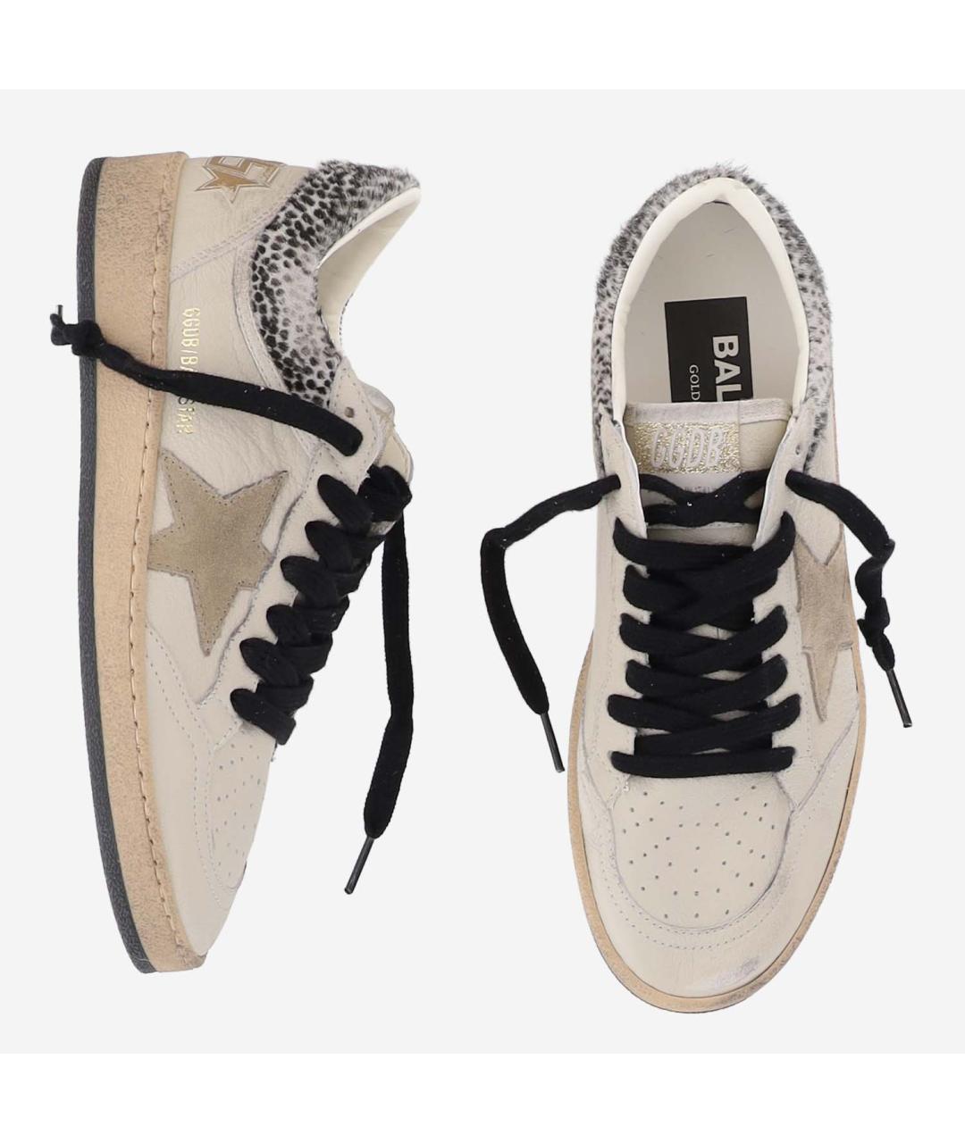 GOLDEN GOOSE Бежевые замшевые кеды, фото 2