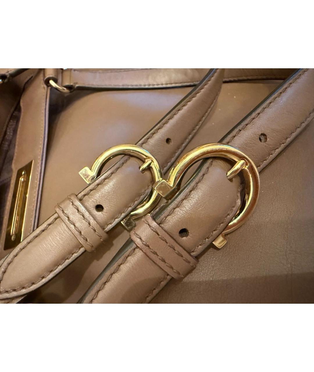 FERRAGAMO Кожаная сумка тоут, фото 3