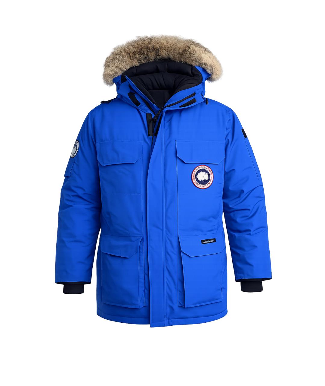 CANADA GOOSE Синяя полиэстеровая куртка, фото 1