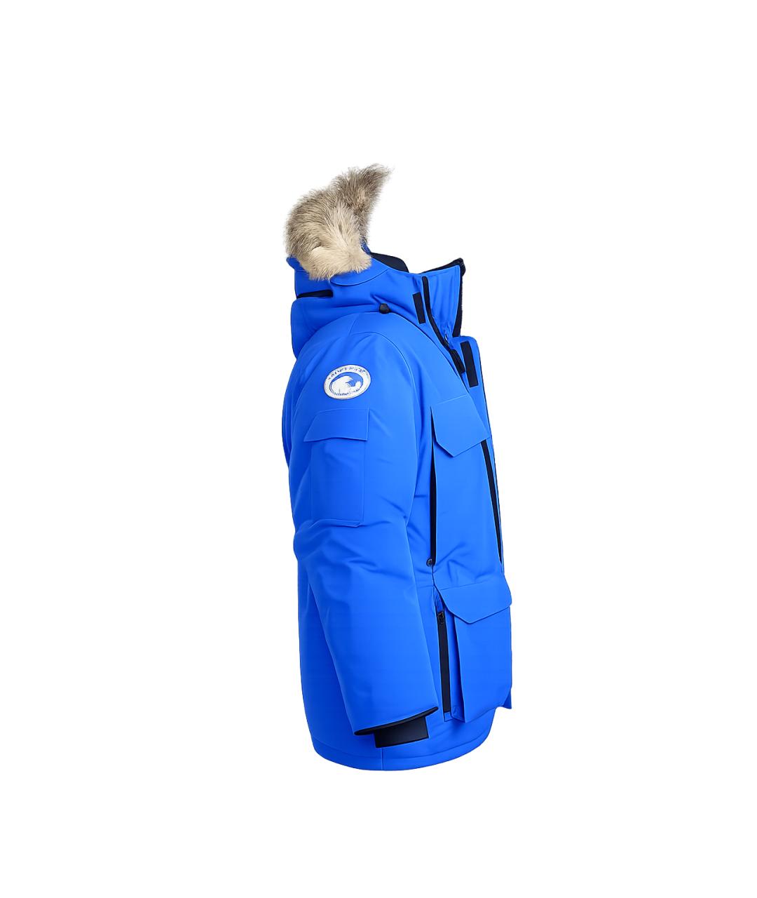 CANADA GOOSE Синяя полиэстеровая куртка, фото 2