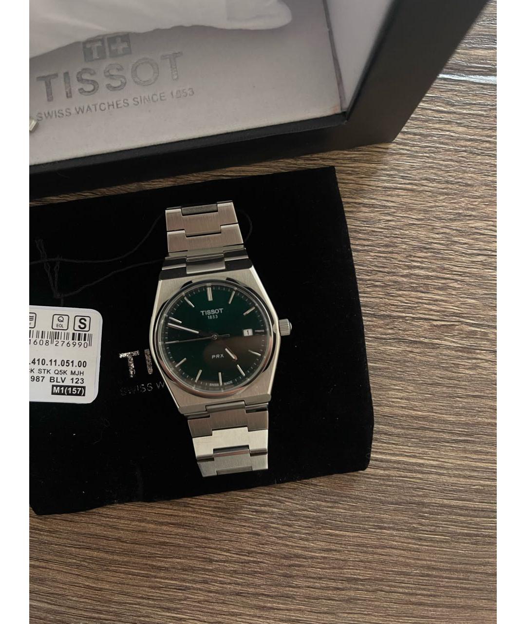 TISSOT Серебряные стальные часы, фото 8
