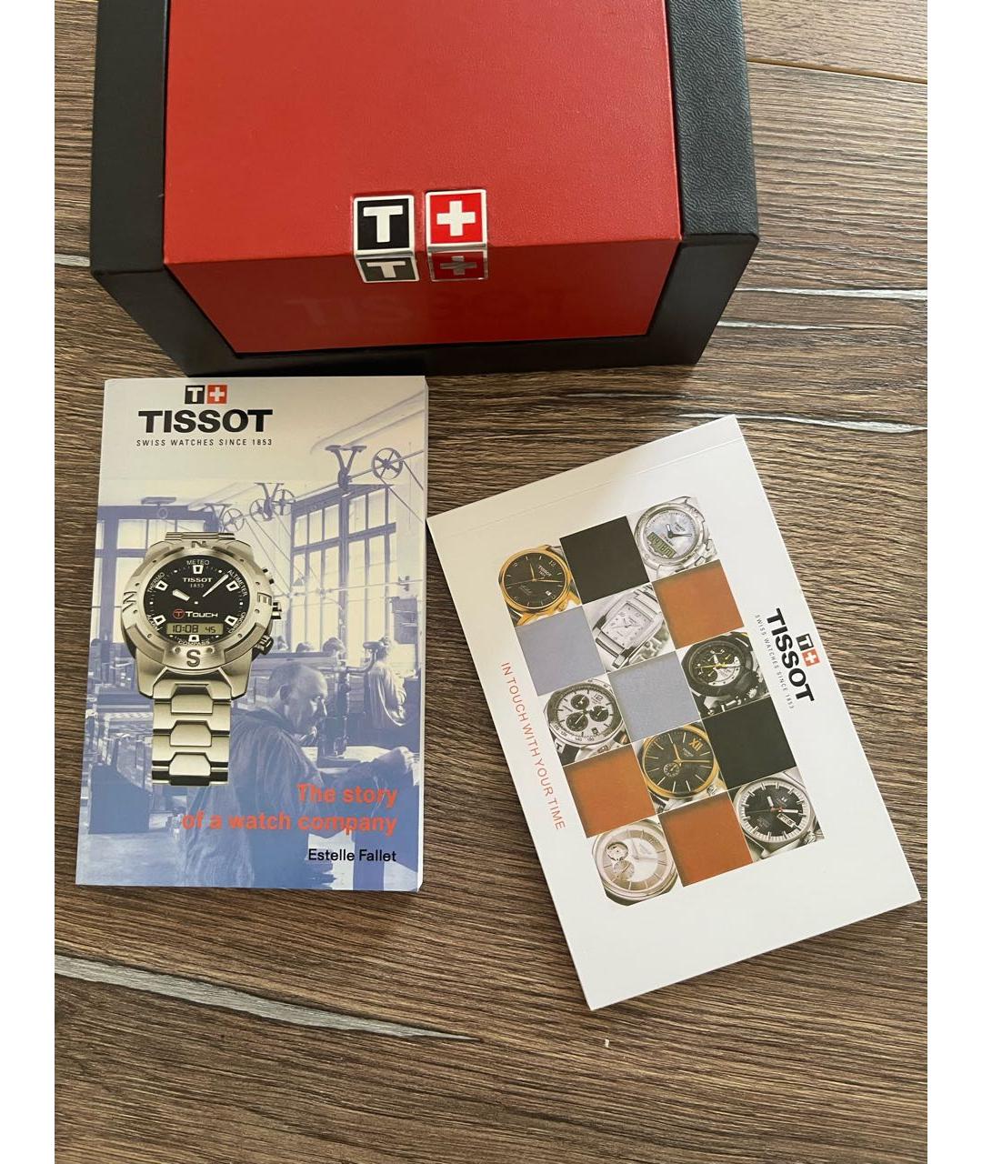 TISSOT Серебряные стальные часы, фото 4