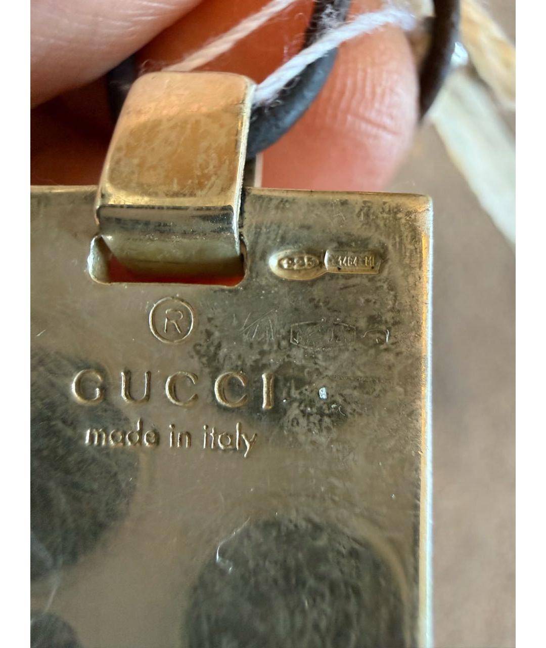GUCCI Серебряная серебряная подвеска, фото 3