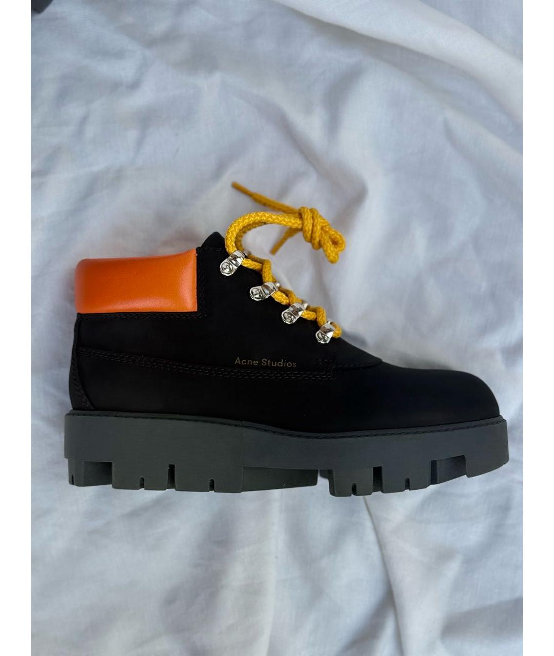 ACNE STUDIOS Черные ботинки, фото 6