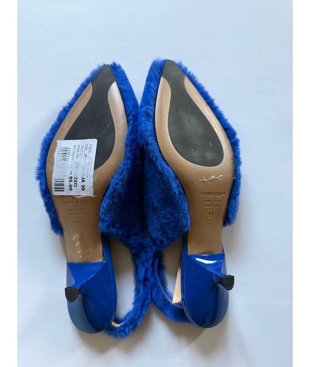 'S MAX MARA Синие туфли, фото 5