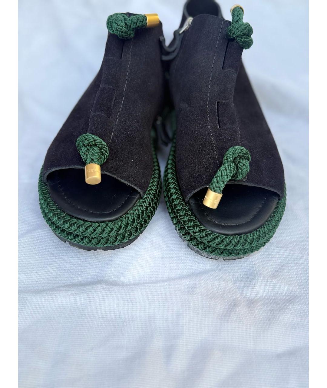 ACNE STUDIOS Мульти замшевые сандалии, фото 2
