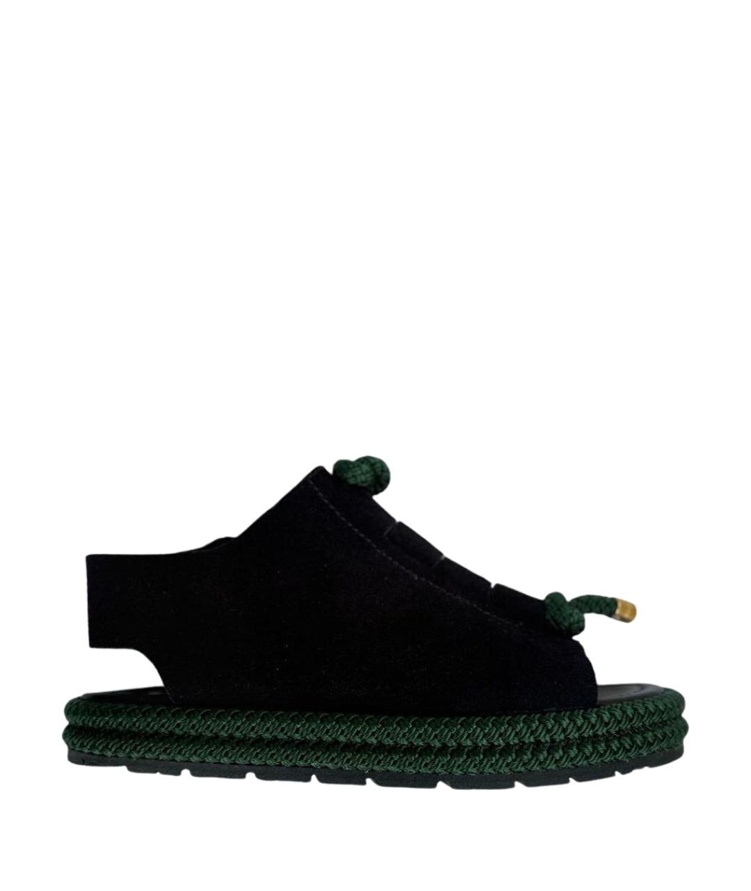 ACNE STUDIOS Мульти замшевые сандалии, фото 1
