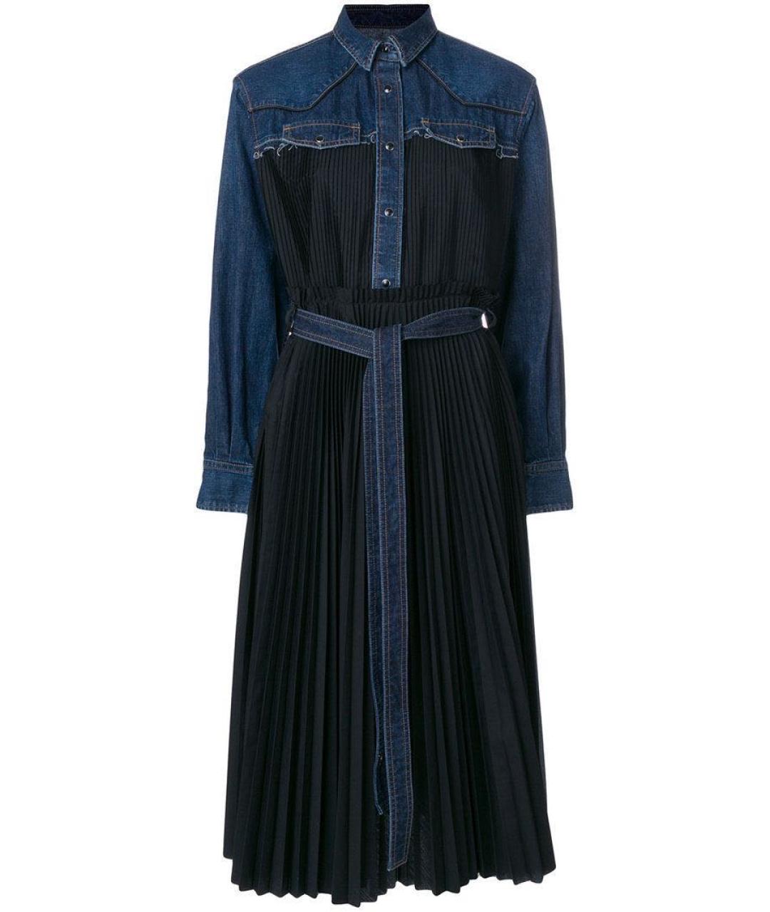 SACAI Мульти хлопковое повседневное платье, фото 8