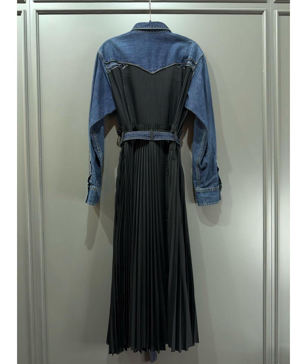 SACAI Мульти хлопковое повседневное платье, фото 3
