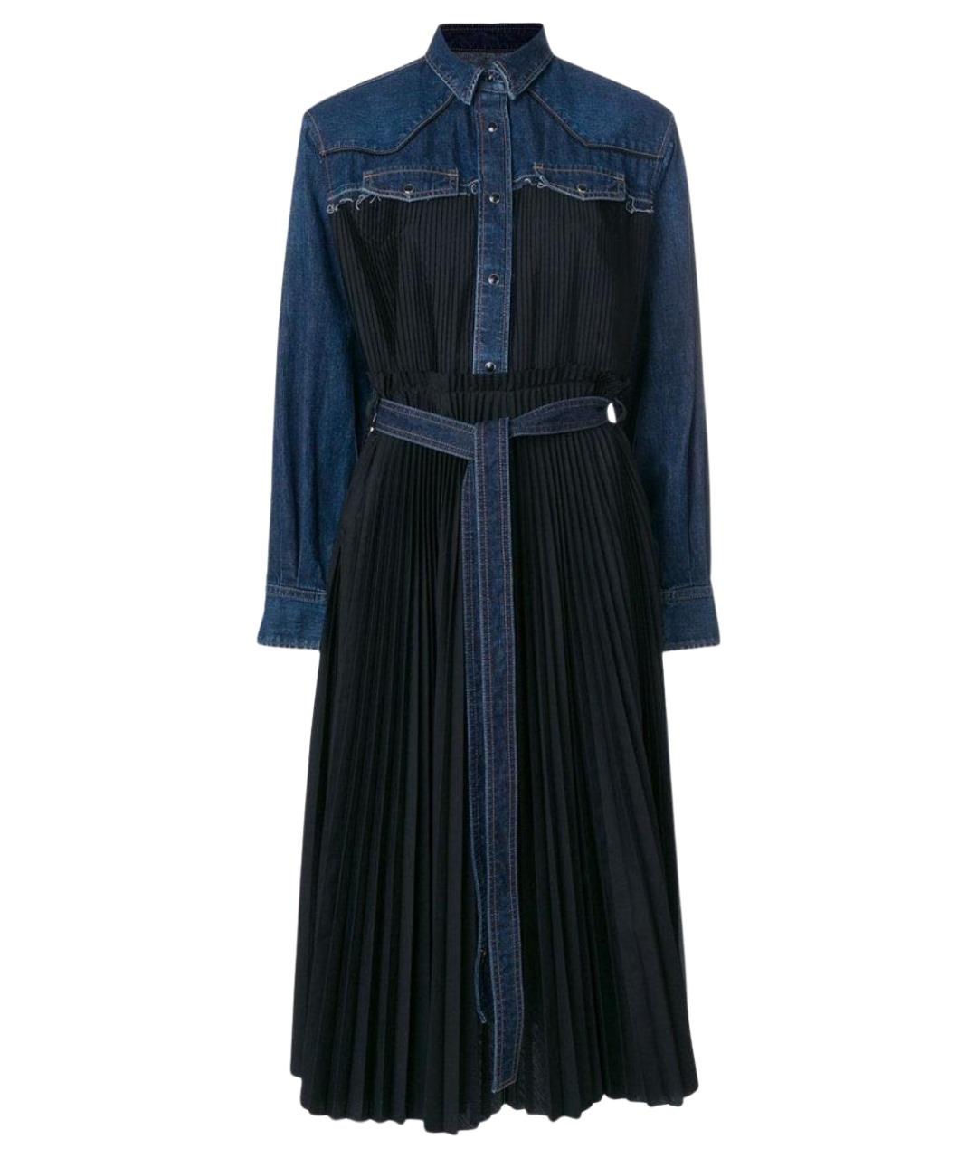SACAI Мульти хлопковое повседневное платье, фото 1