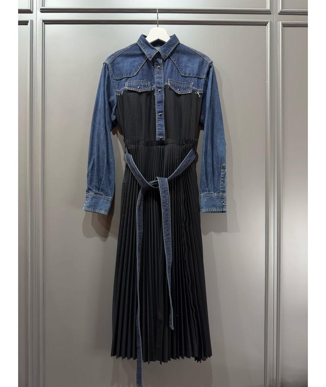 SACAI Мульти хлопковое повседневное платье, фото 2