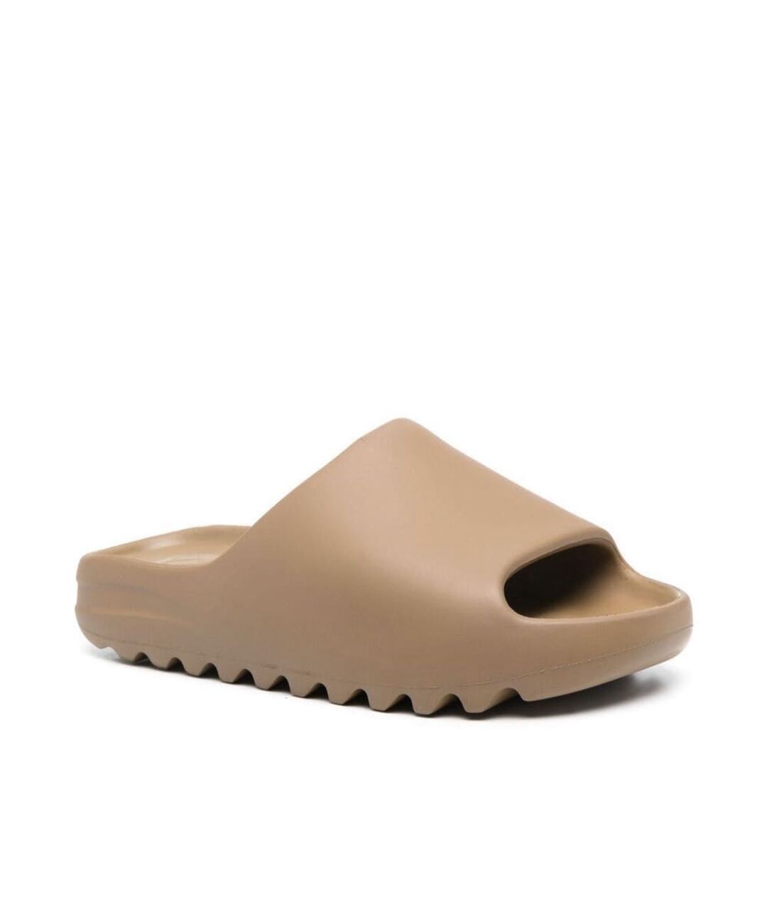 ADIDAS YEEZY Коричневые резиновые шлепанцы, фото 2