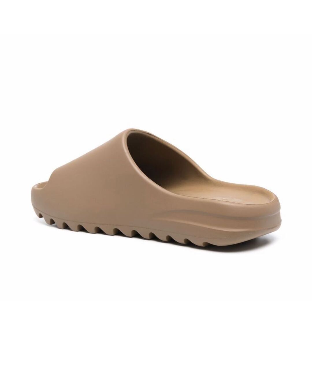 ADIDAS YEEZY Коричневые резиновые шлепанцы, фото 4