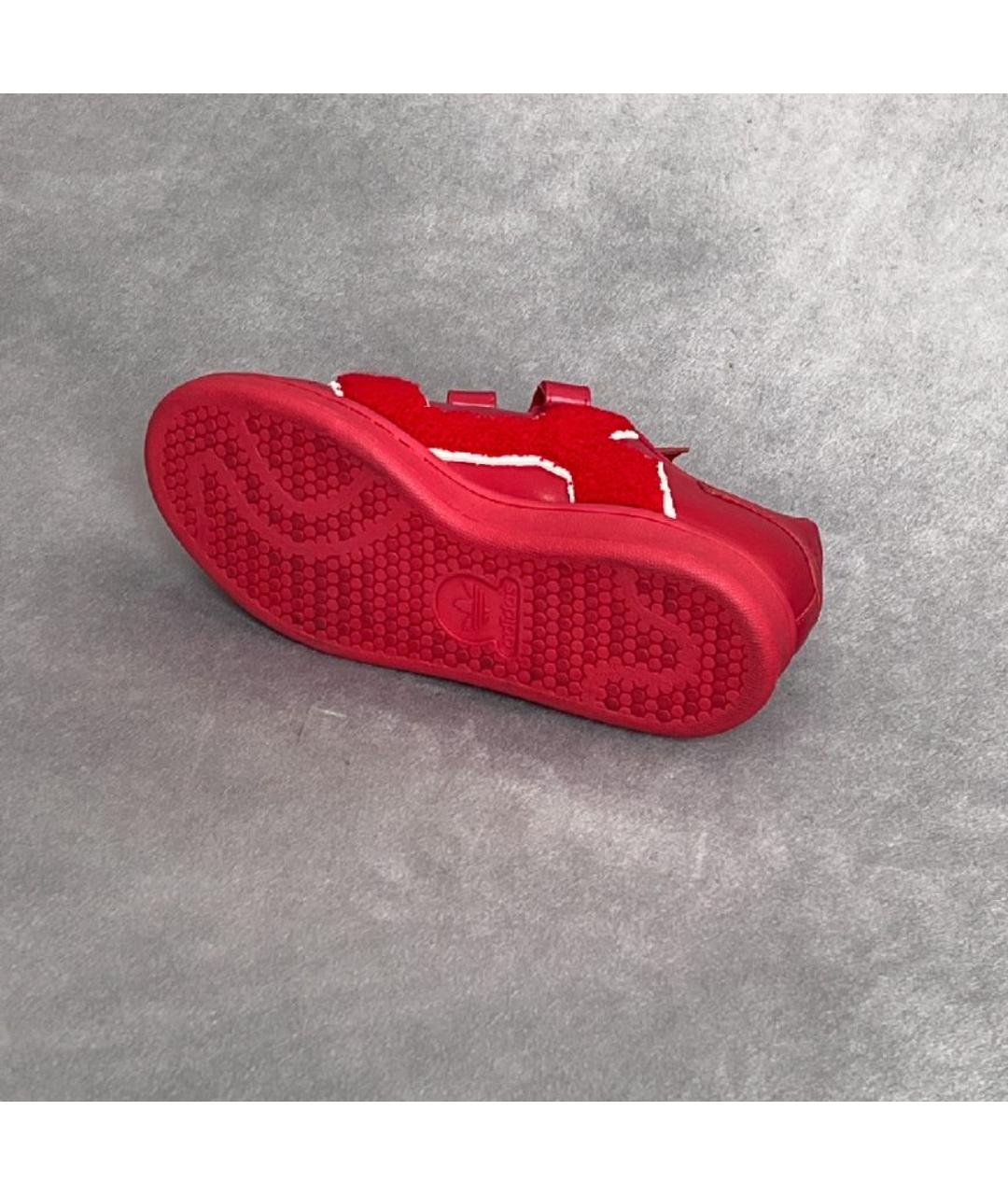 ADIDAS X RAF SIMONS Красные кожаные кеды, фото 7